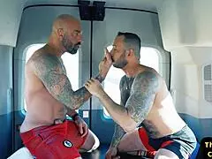 prolapsed hairy hunk gets deep assfisting from lover