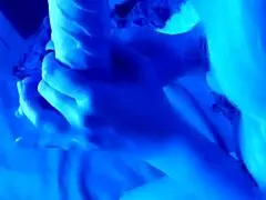 violet sweet dream playing with toy in homemade video