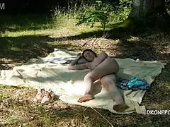 Naked Charlie Sunbathing on a Czech Nude Beach