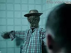 Dirty Farmer Uses Scarecrow For Blowjobs And Anal Pleasure On Ranch.