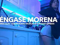 Exclusive latinas dance seductively while engaging in oral sex and blowjobs