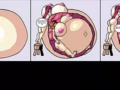 i can't believe how hot these anime pregnant expansion clips are!