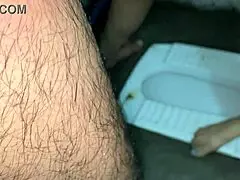 young stepsister gets caught in bathroom while family's out for desi sex