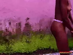 Petite African MILF feels intense pleasure in hardcore threesome with two big cocks, sucking and creampie