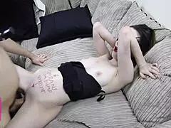 cum dump teen 18+ gets fucked hard and creampied