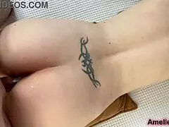 Amelie dubon bent over for doggystyle fuck and cumshot