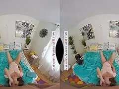 Katie Kush's friend visits her dorm for a book but ends up fucking her trimmed pussy