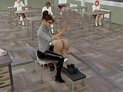 Ever thought a short spanking animation could be this wild in public?