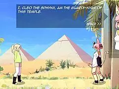 just another day with max the elf turned futanari, big tits bouncing and anal creampied