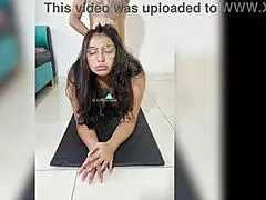 Latina Brunette Gets Painful Anal Homemade