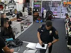 Couple bitches TRY TO STEAL and get SLAMMED in hidden cam pov blowjob!