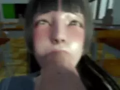 I’m like, totally sucking professor’s huge cock to pass, oops!