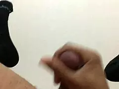 Straight Guy Feels Intense Pleasure Masturbating for Gay Friend