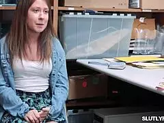 Athena Fleurs plays along as officer pulls out cock!