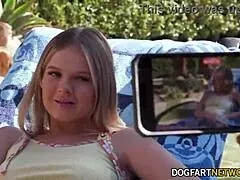 wow, tiny coco lovelock takes huge bbc on holiday!