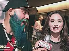 Destiny and friends explore quick position changes in a car with torn clothes