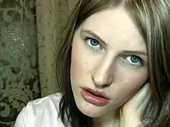 Her Long Wet Tongue Slithers Deep Into Throat With Saliva Fetish