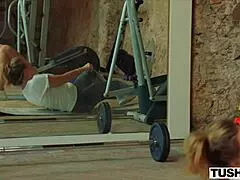 Tushy Gym Bunny Marie Gets Intense Anal Workout Riding Spooning Cowgirl Cunilingus