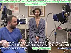 Doctor Tampa shocks Rebel Wyatt with her first gyno exam on hidden camera