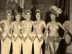 Wow! Check Out These Early Vintage Showgirls Stripping Down in Retro Style!