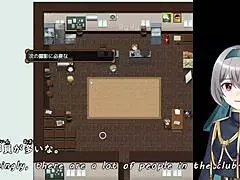 Cross dresser girl in closed academy trial version with machine translated subtitles