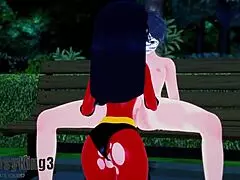 i cant believe violet parr givin blowjob in park from incredibles short vid