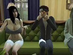 hey, did kurenai yuhi's wife get banged by students in naruto hentai episodio 77?