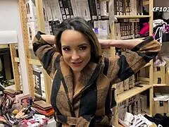 Behind the scenes interracial group with squirting brunettes and big black cocks