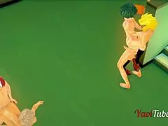 boku no hero yaoi hentai 3d orgy with bakugou todoroki deku kaminari anal creampie animation