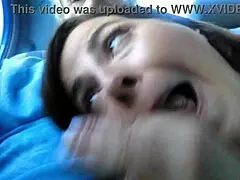 i suck an old guy's hard cock in the car, what a wild roleplay!