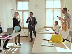 why do professors get wild with coeds in steamy orgies?