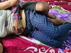 Village Girl Handles Big Cock in Private Room Video