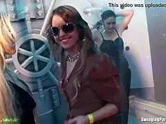 Party Girls Dance in Club