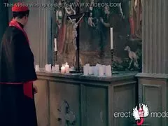 i'm that church man masturbating my cock in the cathedral after service