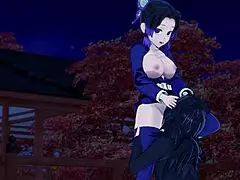 Kocho shinobu fucks tomioka giyu in hentai