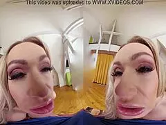 czech vr 328 - fucking blonde with huge boobs