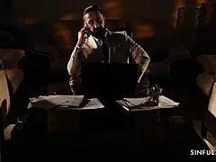 I crave domination after work, bending over for intense fingering.