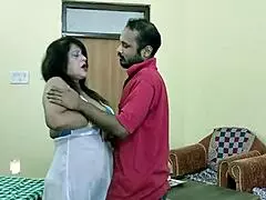 Indian Milf Aunty Rides Servant in Hot HD Sex