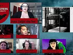 Monsters University episode 1 with goth game master Jane Judge in fantasy maledom desk cum 😈