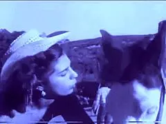 Vintage Taboo Pussy Bent Over!