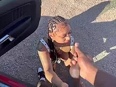 Porsha Carrera loves getting her ass fucked outdoors like a real whore