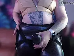 i want to fuck your tattooed ass with strapon.