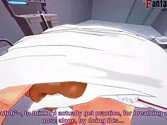 Rumi Usagiyama Mirko Performs Blowjob POV in Boku No Hero Hentai