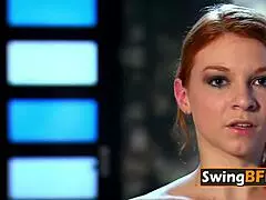 Swingers enjoy a sensual session with hot massages and relaxing vibes.