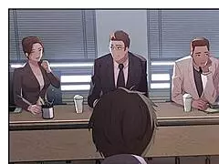 Boss dominates roommate in intense hentai episode 2