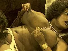 dive into the wonderful world of vintage porn with this interracial threesome featuring asian and hairy beauties