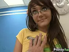 Watch Lisa Lexington get cum on her glasses? That facial is hot!