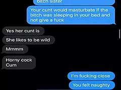 Wife texts about threesome with monster cock and big tits