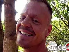 I messed up and fingered her tits in public picnic under the sun, squirting cum everywhere with my hotcore pickup