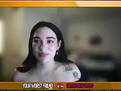 Mona Silver's First Time Striptease Interview Where Clothes Get Ripped Off Her Big Latina Ass